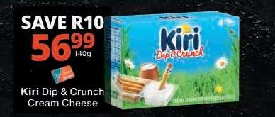 Kiri Dip & Crunch Cream Cheese