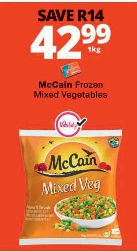 McCain Frozen Mixed Vegetables