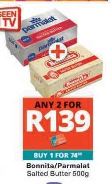 Bonnita/Parmalat Salted Butter 500g