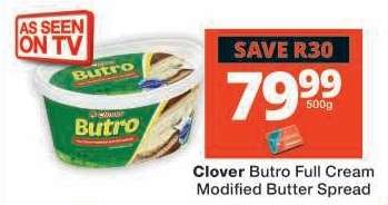 Clover Butro Full Cream Modified Butter Spread