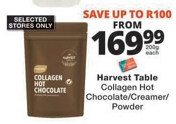 Harvest Table Collagen Hot Chocolate/Creamer/Powder