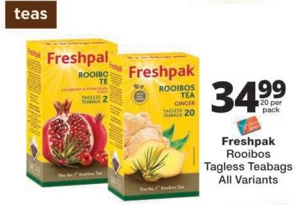 FRESHPAK Rooibos Tagless Teabags