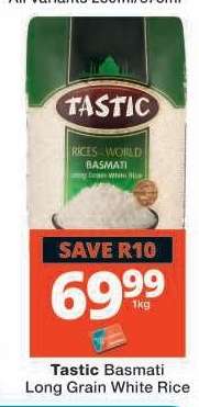 Tastic Basmati Long Grain White Rice