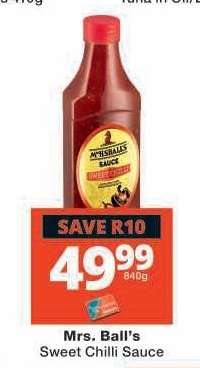 MRS BALL'S SWEET CHILLI SAUCE