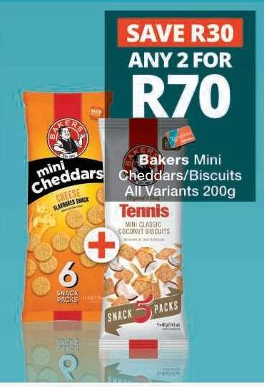 BAKERS MINI CHEDDARS/BISCUITS