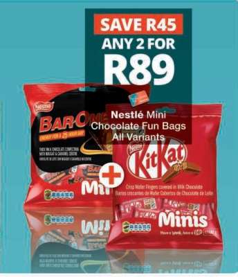 Nestlé Mini Chocolate Fun Bags