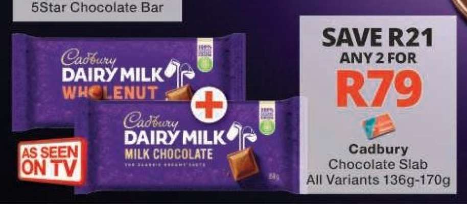 CADBURY CHOCOLATE SLAB