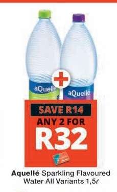 aQuellé Sparkling Flavoured Water All Variants 1,5ℓ