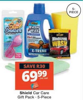 Shield Car Care Gift Pack - 5-Piece