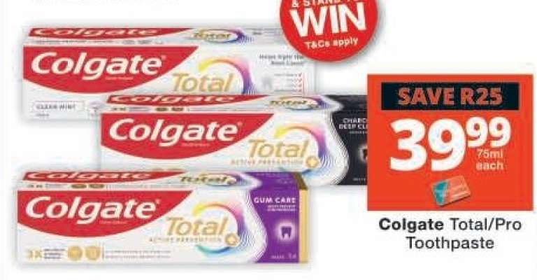 Colgate Total/Pro Toothpaste