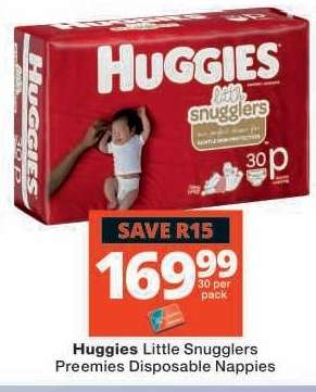 Huggies Little Snugglers Preemies Disposable Nappies