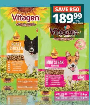 Vitagen Dog Food All Variants