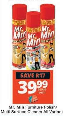 Mr. Min Furniture Polish/Multi Surface Cleaner