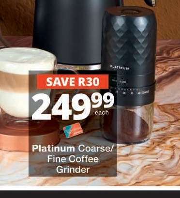Platinum Coarse/Fine Coffee Grinder