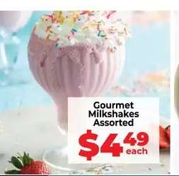 Gourmet Milkshakes Assorted