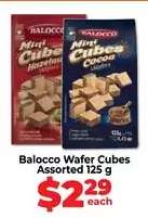 Balocco Wafer Cubes Assorted