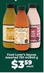 Food Lover’s Sauces