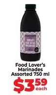 Food Lover's Marinades