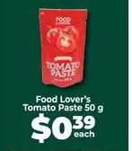 Food Lover’s Tomato Paste 50 g