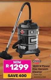 1800 W Power Max Vacuum Cleaner