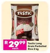 Tastic Long Grain Parboiled Rice 2 kg