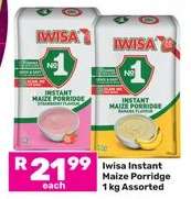 Iwisa Instant Maize Porridge 1 kg Assorted