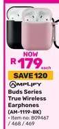 Amplify Buds Series True Wireless Earphones (AM-1119-BK)