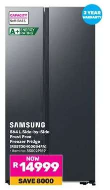 Samsung 564 L Side-by-Side Frost Free Freezer Fridge