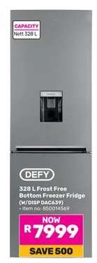 DEFY 328 L Frost Free Bottom Freezer Fridge