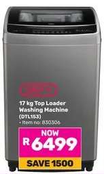 DEFY 17 kg Top Loader Washing Machine (DTL153)