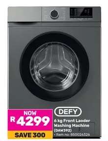 Defy 6 kg Front Loader Washing Machine