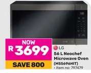 LG 56 L Neochef Microwave Oven (MS5696HIT)