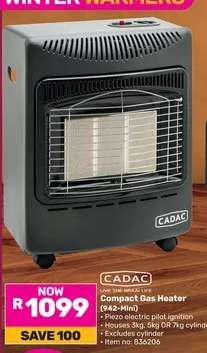 Cadac Compact Gas Heater 942-Mini