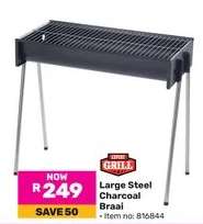 Large Steel Charcoal Braai