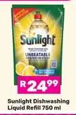Sunlight Dishwashing Liquid Refill 750 ml