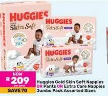 Huggies Gold Skin Soft Nappies
