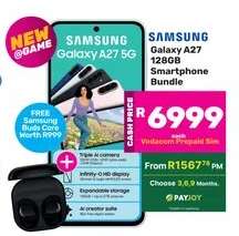 Samsung Galaxy A27 128GB Smartphone Bundle