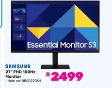 Samsung 27” FHD 100Hz Monitor