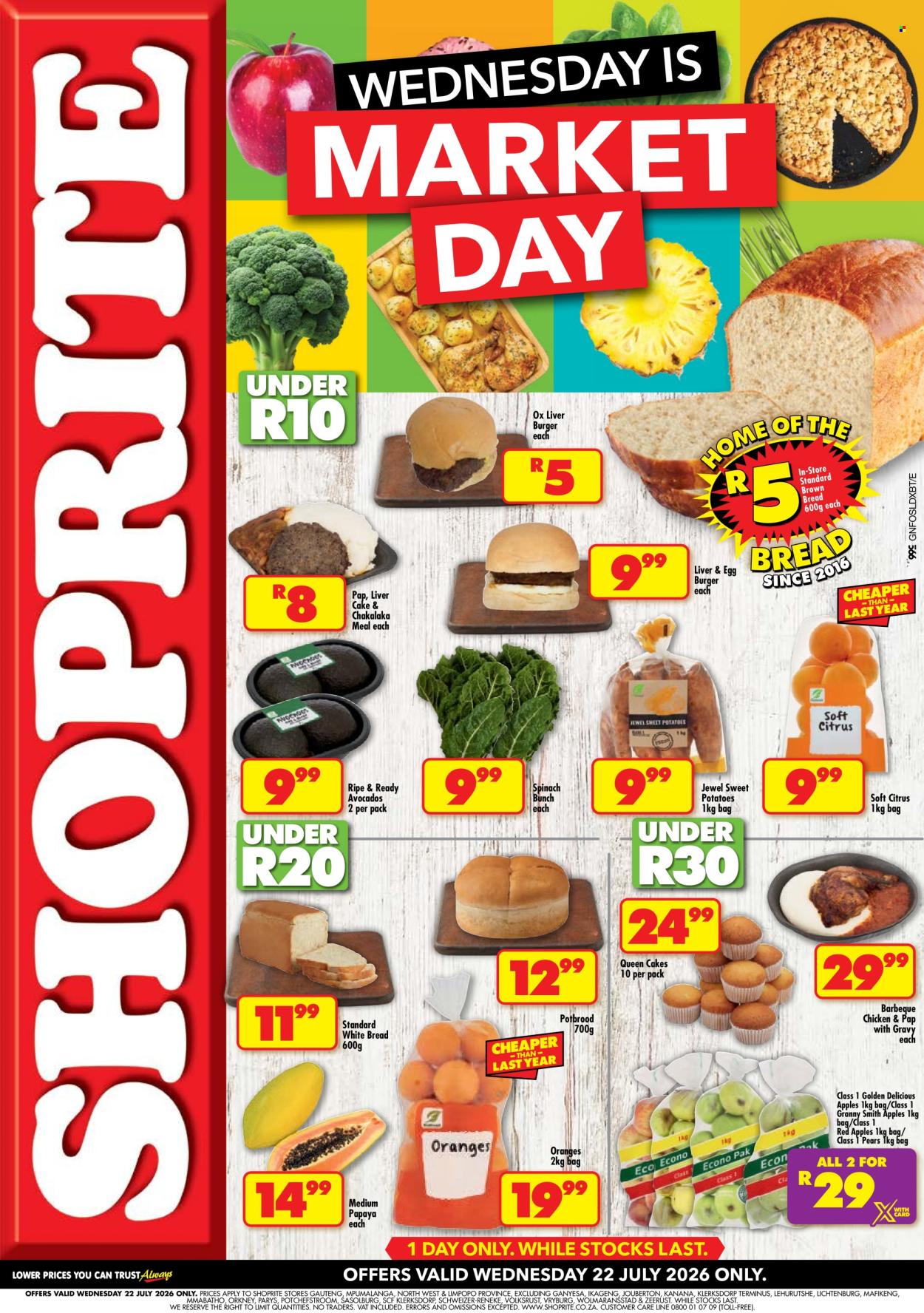 Shoprite specials - 22/07/2026 - 22/07/2026. Page 1