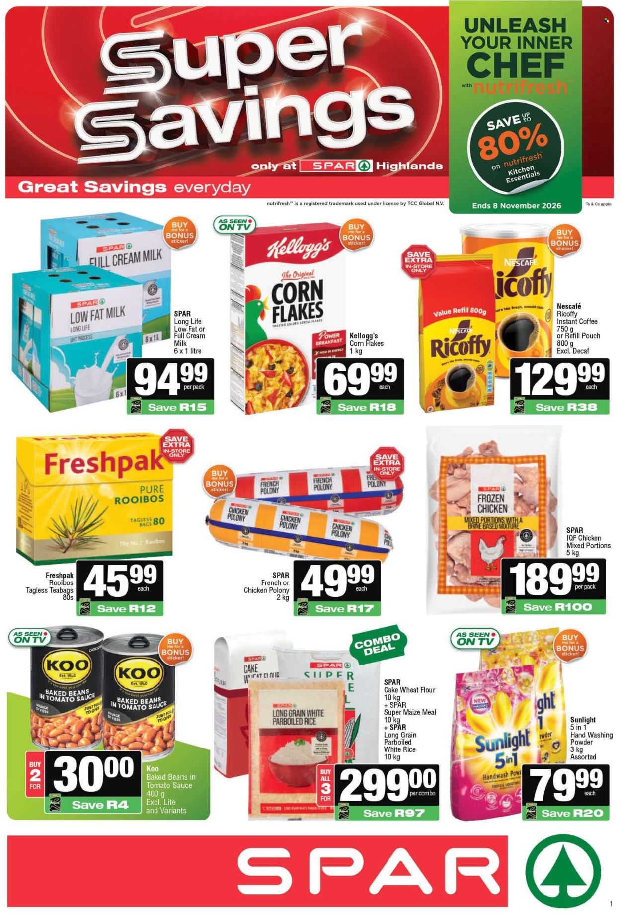 SPAR specials - 22/07/2026 - 10/08/2026. Page 1
