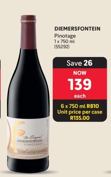 DIEMERSFONTEIN Pinotage
