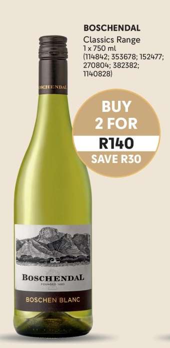 Boschendal Classics Range