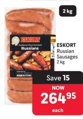ESKORT Russian sausages