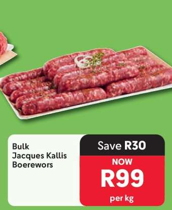 Bulk Jacques Kallis Boerewors