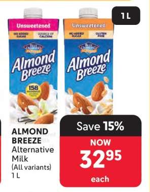 Almond Breeze Alternative Milk