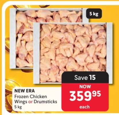 NEW ERA Frozen Chicken Wings or Drumsticks