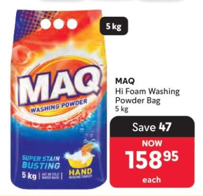 MAQ Hi Foam Washing Powder Bag