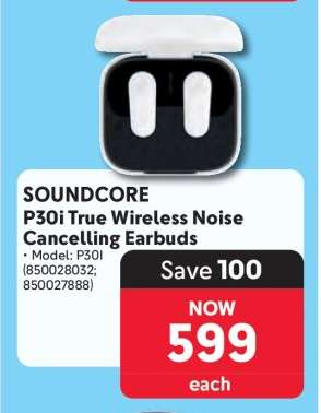 SOUNDCORE P30i True Wireless Noise Cancelling Earbuds