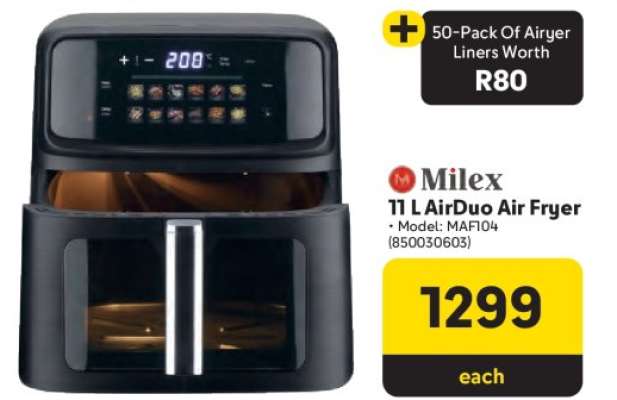 Milex 11 L AirDuo Air Fryer
