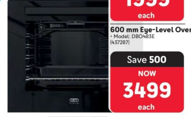 600 mm Eye-Level Oven